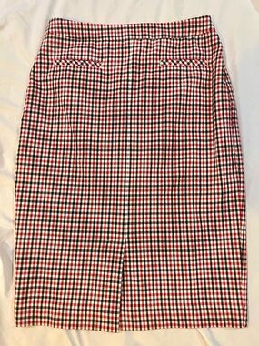 Talbots Plaid Pencil Skirt-Size 2